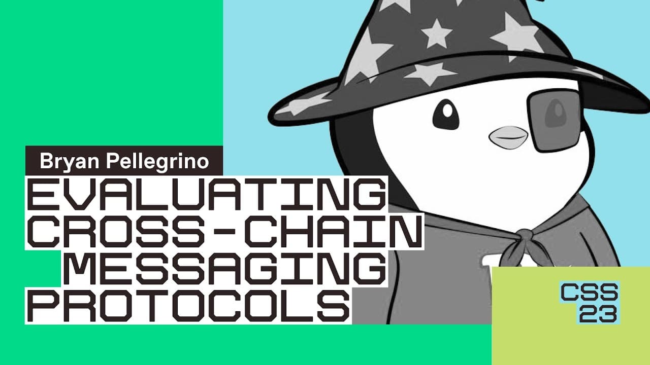Evaluating cross-chain messaging protocols | Bryan Pellegrino (Co-Founder and CEO, LayerZero Labs)